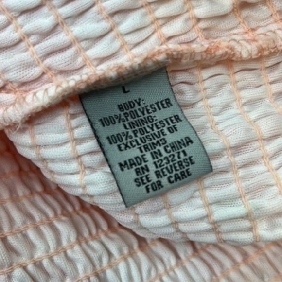 J for Justify Floral Smocked Mini Dress Size Large NWT - Picture 6 of 6